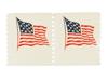 PAIR OF 1978 AMERICAN STAMPS FORT MCHENRY FLAG ERROR PIC-0