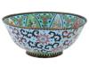 ANTIQUE JAPANESE MEIJI CLOISONNE BOWL WITH DRAGON PIC-0