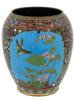 ANTIQUE JAPANESE MEIJI GOLD WIRE CLOISONNE VASE PIC-0