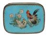 ANTIQUE JAPANESE MEIJI ERA CLOISONNE ENAMEL BOX PIC-4