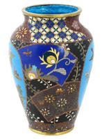 ANTIQUE JAPANESE MEIJI PERIOD CLOISONNE VASE