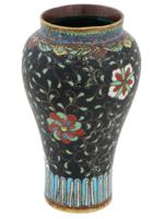 ANTIQUE JAPANESE MEIJI CLOISONNE VASE ATTR TO NAMIKAWA