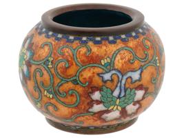 ANTIQUE JAPANESE MEIJI CLOISONNE VASE ATTR TO NAMIKAWA