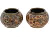 ANTIQUE JAPANESE MEIJI CLOISONNE VASES ATTR TO NAMIKAWA PIC-1