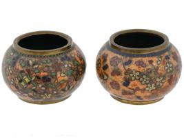 ANTIQUE JAPANESE MEIJI CLOISONNE VASES ATTR TO NAMIKAWA