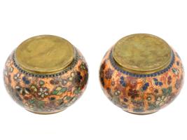 ANTIQUE JAPANESE MEIJI CLOISONNE VASES ATTR TO NAMIKAWA