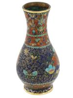 ANTIQUE JAPANESE MEIJI CLOISONNE VASE ATTR TO NAMIKAWA