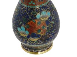 ANTIQUE JAPANESE MEIJI CLOISONNE VASE ATTR TO NAMIKAWA