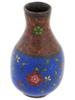 ANTIQUE JAPANESE MEIJI CLOISONNE VASE ATTR TO NAMIKAWA PIC-1