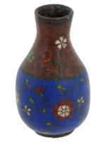 ANTIQUE JAPANESE MEIJI CLOISONNE VASE ATTR TO NAMIKAWA