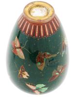 ATTR TO NAMIKAWA JAPANESE MEIJI CLOISONNE ENAMEL VASE