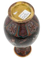 ATTR HONDA YOSABURO JAPANESE CLOISONNE GOLD STONE VASE