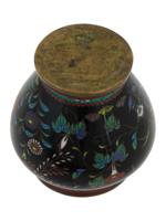 ANTIQUE JAPANESE EARLY MEIJI CLOISONNE ENAMEL VASE