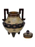 RARE LARGE MEIJI PERIOD JAPANESE CLOISONNE CENSER