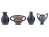 ANCIENT GREEK TERRACOTTA TOY DRINKING VESSELS SET PIC-2