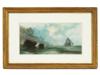 ANTIQUE AMERICAN PASTEL PAINTING BY ALBERT BIERSTADT PIC-0