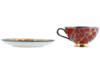 GERMAN THOMAS SILVER OVERLAYS PORCELAIN COFFEE SET PIC-4