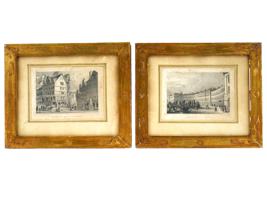 PAIR BRITISH 19TH C ENGRAVINGS BY THOMAS SHEPHERD