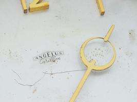 SWISS ART DECO TABLE CLOCK BY ANGELUS CARILLON