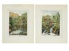 ANTIQUE HAND COLOR LITHOGRAPHS BY MARIANNE COLSTON PIC-0