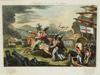 ANTIQUE 19TH C PRINT TITLED ENGLAND HELPS SPAIN PIC-1