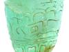 ANTIQUE 19TH C CHINESE RELIEF CARVED JADE VASE PIC-8