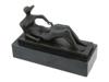 RECLINING FIGURE BRONZE SCULPTURE BY HENRY MOORE PIC-0