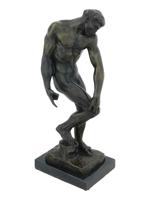 FRENCH ADAM BRONZE SCULPTURE AFTER AUGUSTE RODIN