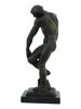 FRENCH ADAM BRONZE SCULPTURE AFTER AUGUSTE RODIN PIC-2