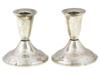 DUCHIN STERLING SILVER CANDLESTICKS AND GLASS TEA SET PIC-5