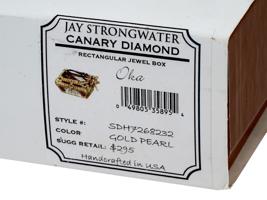 JAY STRONGWATER ENAMEL SWAROVSKI CRYSTALS JEWEL BOX