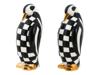 MACKENZIE-CHILDS PORCELAIN PENGUIN SALT SHAKERS IOB PIC-6