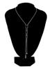 DAVID YURMAN 925 STERLING DIAMOND ONYX NECKLACE IOB PIC-1