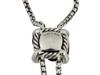 DAVID YURMAN 925 STERLING DIAMOND ONYX NECKLACE IOB PIC-7