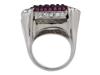 JUDITH LEIBER SWAROVSKI CRYSTAL PAVE COCKTAIL RING IOB PIC-5