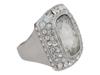 JUDITH LEIBER SWAROVSKI CRYSTAL COCKTAIL RING IOB PIC-1