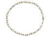 BRUTALIST BEADED STERLING SILVER CHOKER NECKLACE PIC-1