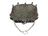 VICTORIAN MANNER GERMAN SILVER MESH COIN PURSE PIC-1