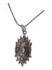 DANECRAFT STERLING NECKLACE WITH TANZANITE PENDANT PIC-4