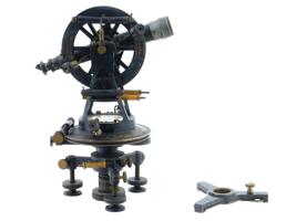 19TH C GERMAN THEODOLITE FOR LAND MEASUREMENTS