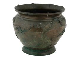 ANTIQUE JAPANESE BRONZE JARDINIERE 19TH CENTURY