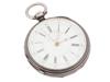 CENTER SECONDS STERLING SILVER POCKET CHRONOGRAPH PIC-1