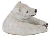 VINTAGE GLAZED POTTERY POLAR BEAR FIGURE BY GINNY MOSS PIC-2