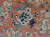 ANTIQUE CHINESE SILK FLOWER DESIGN EMBROIDERY PIC-2