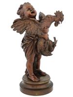 ANTIQUE ITALIAN BRONZE FIGURINE BY ADRIANO CECIONI