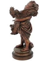 ANTIQUE ITALIAN BRONZE FIGURINE BY ADRIANO CECIONI