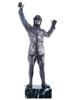 JIM DAVIDSON MANNER BRONZE SCULPTURE OF AVIATOR PIC-0