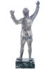 JIM DAVIDSON MANNER BRONZE SCULPTURE OF AVIATOR PIC-3