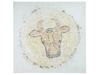 WEST ROMAN BYZANTINE EMPIRE MANNER MOSAIC OF BULL PIC-0