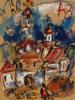 RUSSIAN MIXED MEDIA PAINTING BY ANATOLY ZVEREV PIC-1